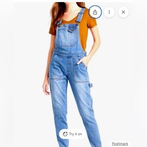 L.L. Bean Signature Women's Denim Overalls